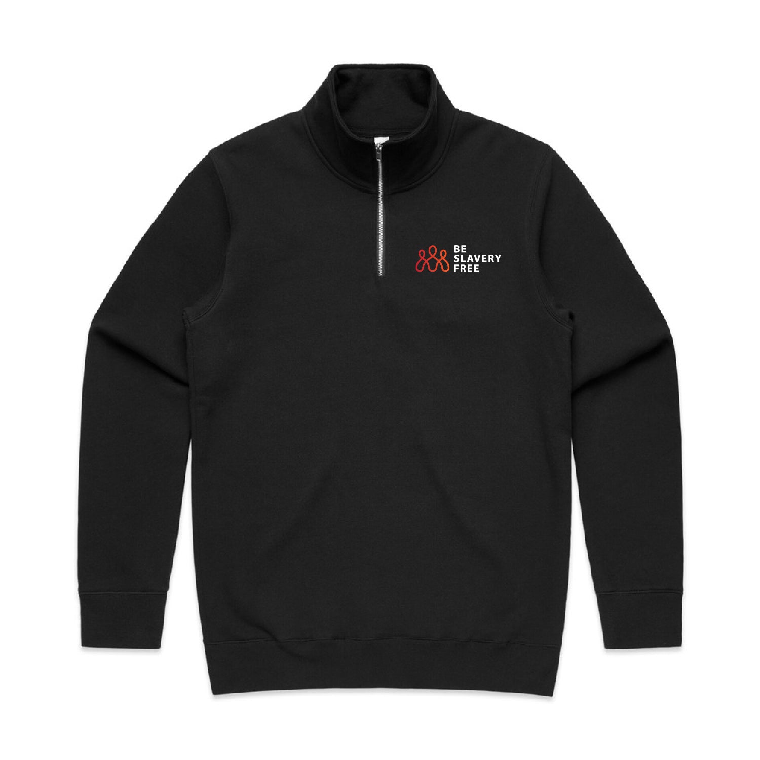 Be Slavery Free Half Zip Crew