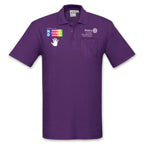 Men’s Polo With Pocket – Coloured Print