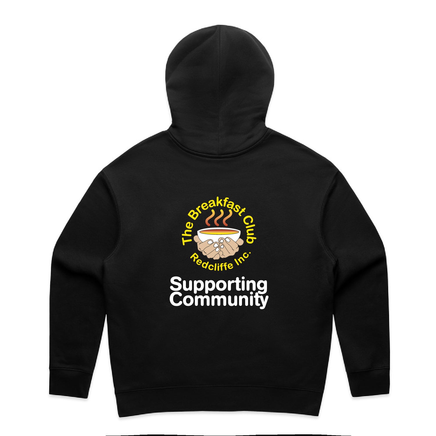 Breakfast Club Volunteers Stencil Hoodie