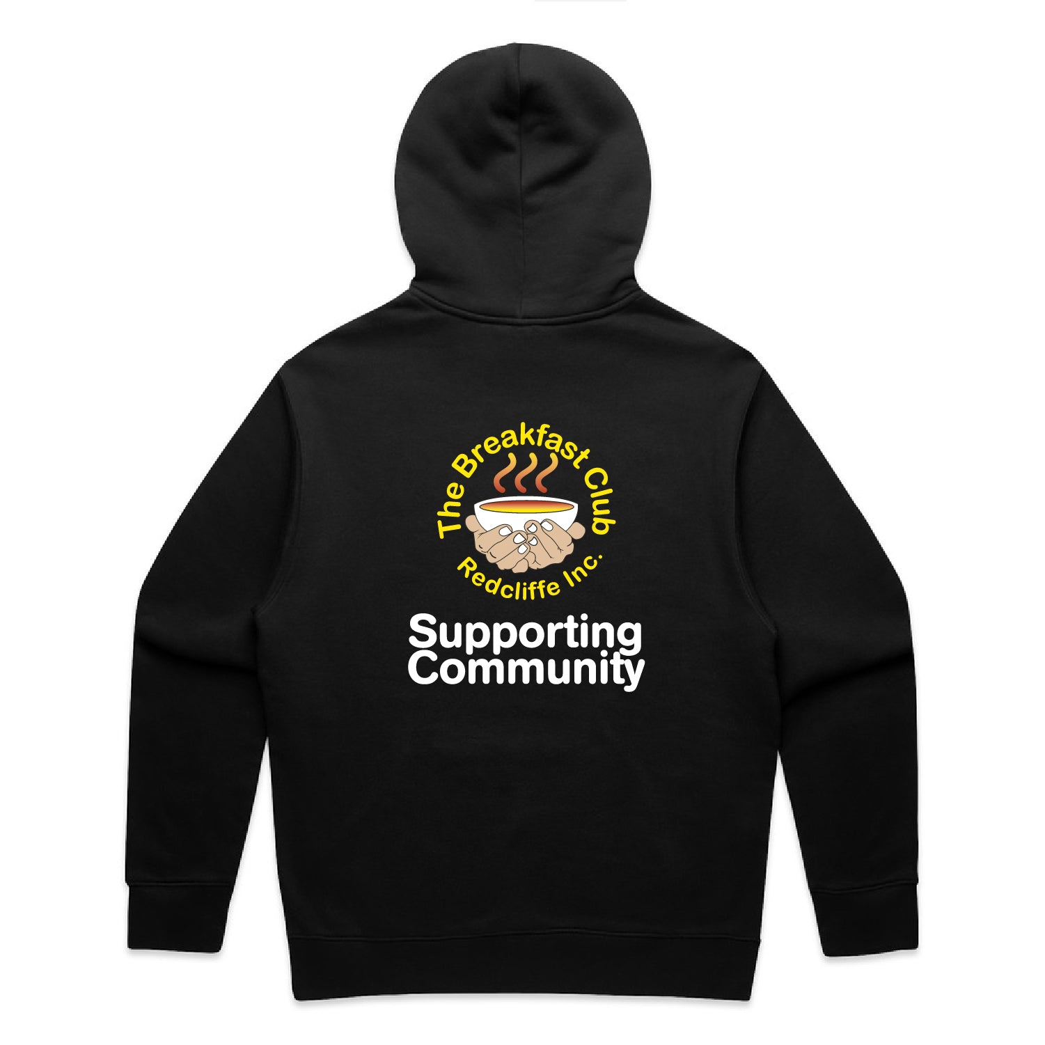 Breakfast Club Volunteers Stencil Hoodie