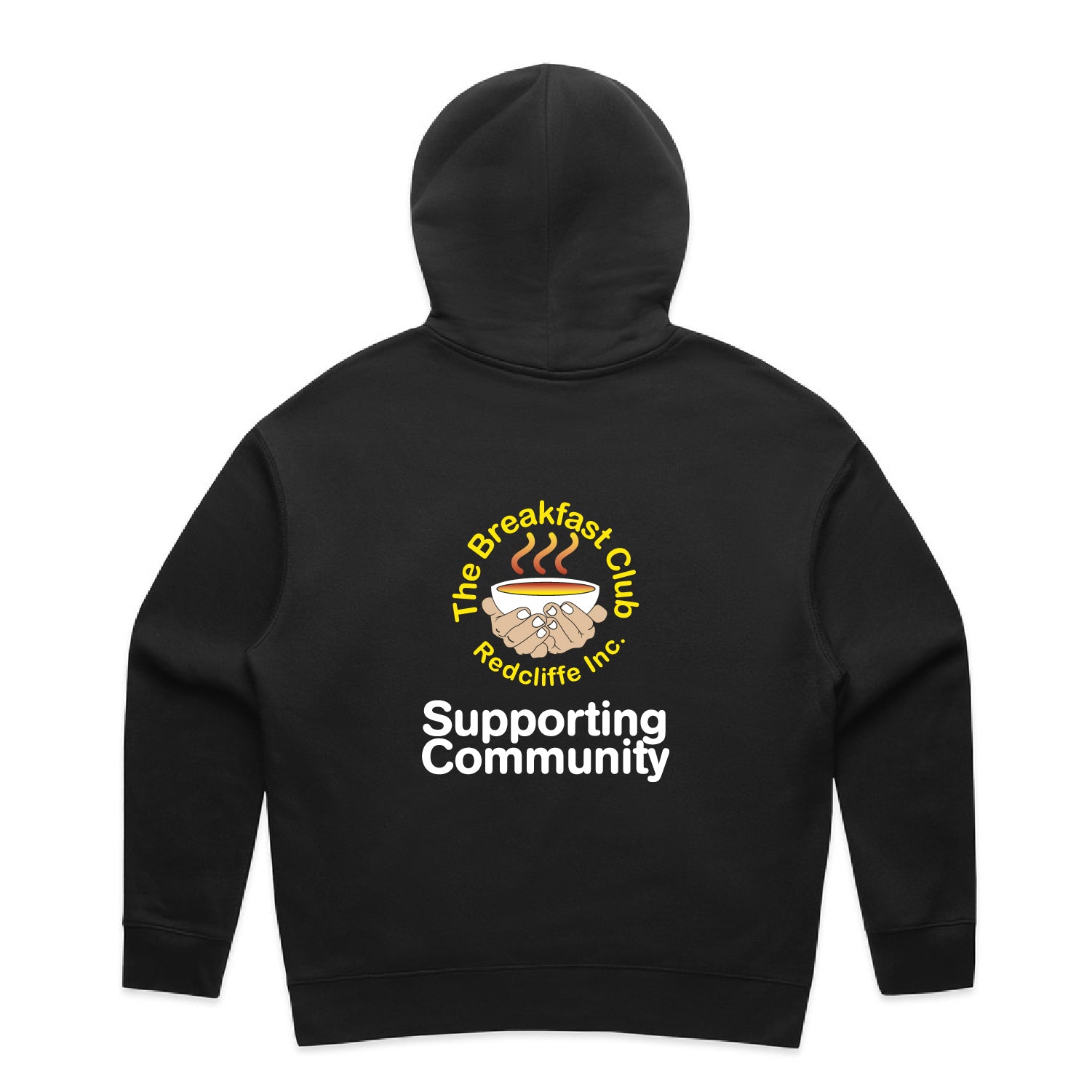 Breakfast Club Volunteers Stencil Zip Hoodie