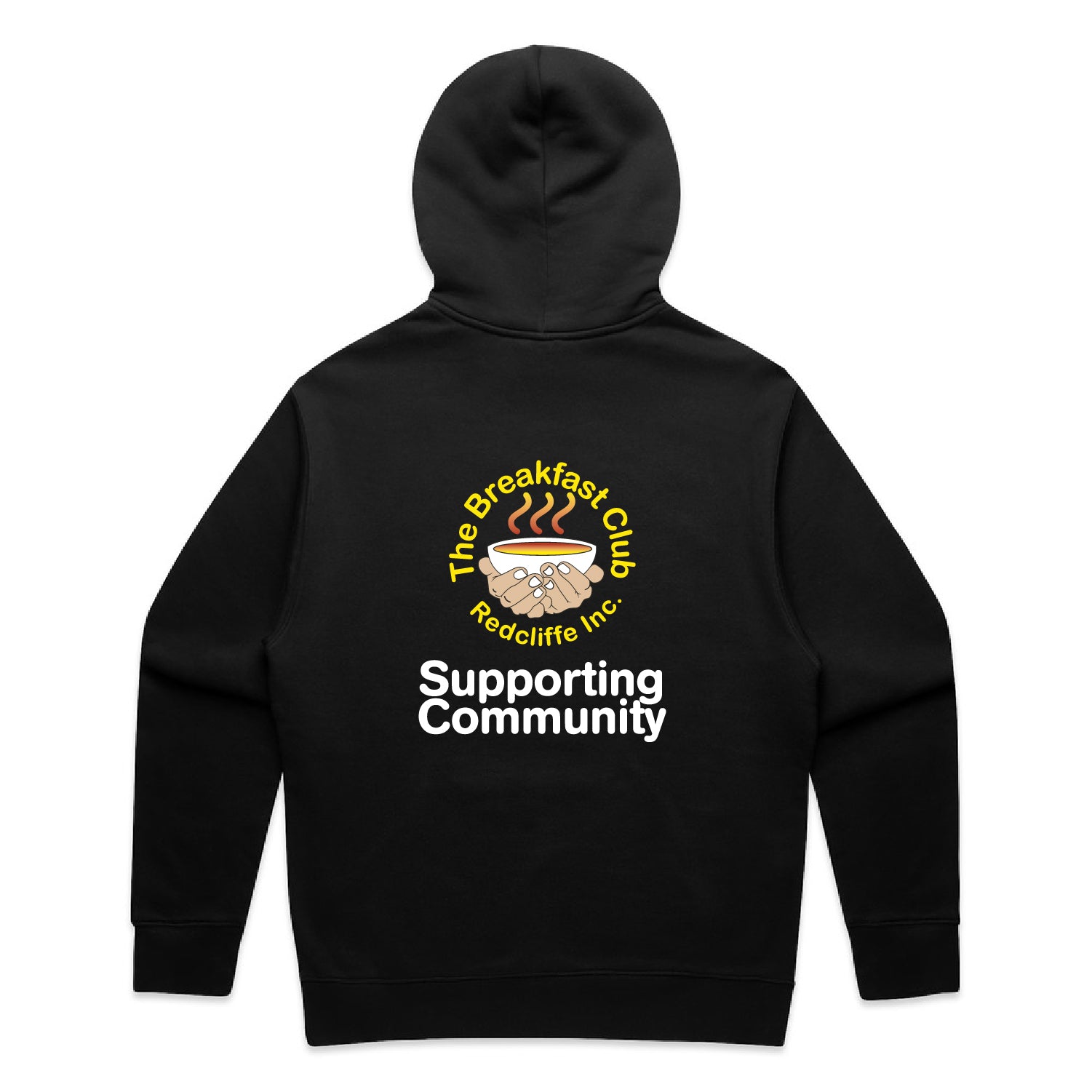 Breakfast Club Volunteers Stencil Zip Hoodie