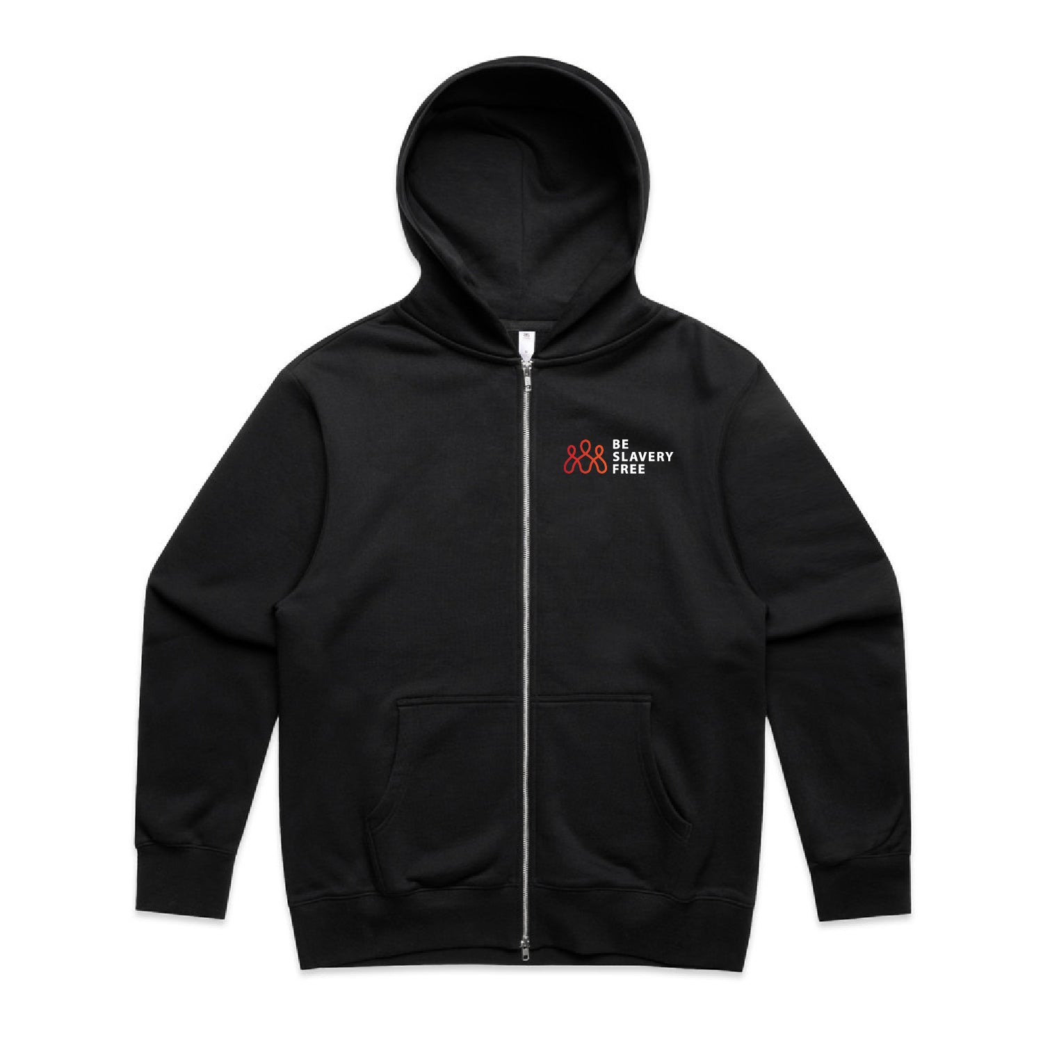 Be Slavery Free Heavy Zip Hoodie