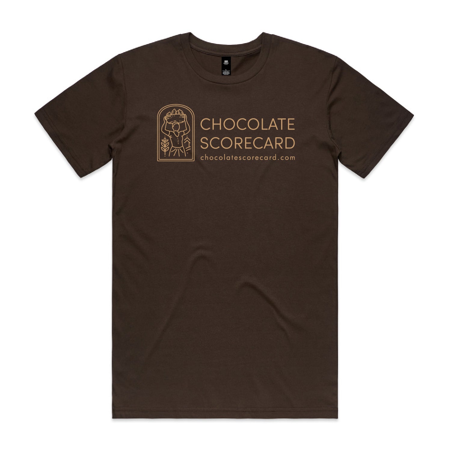 Be Slavery Free Cotton Tee CHOCOLATE