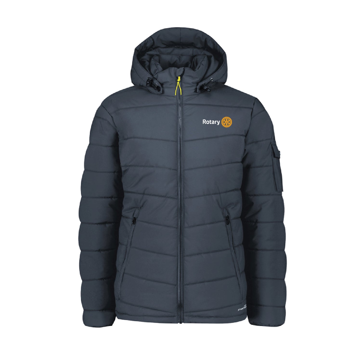Rotary Puffer Hooded Ripstop Jacket