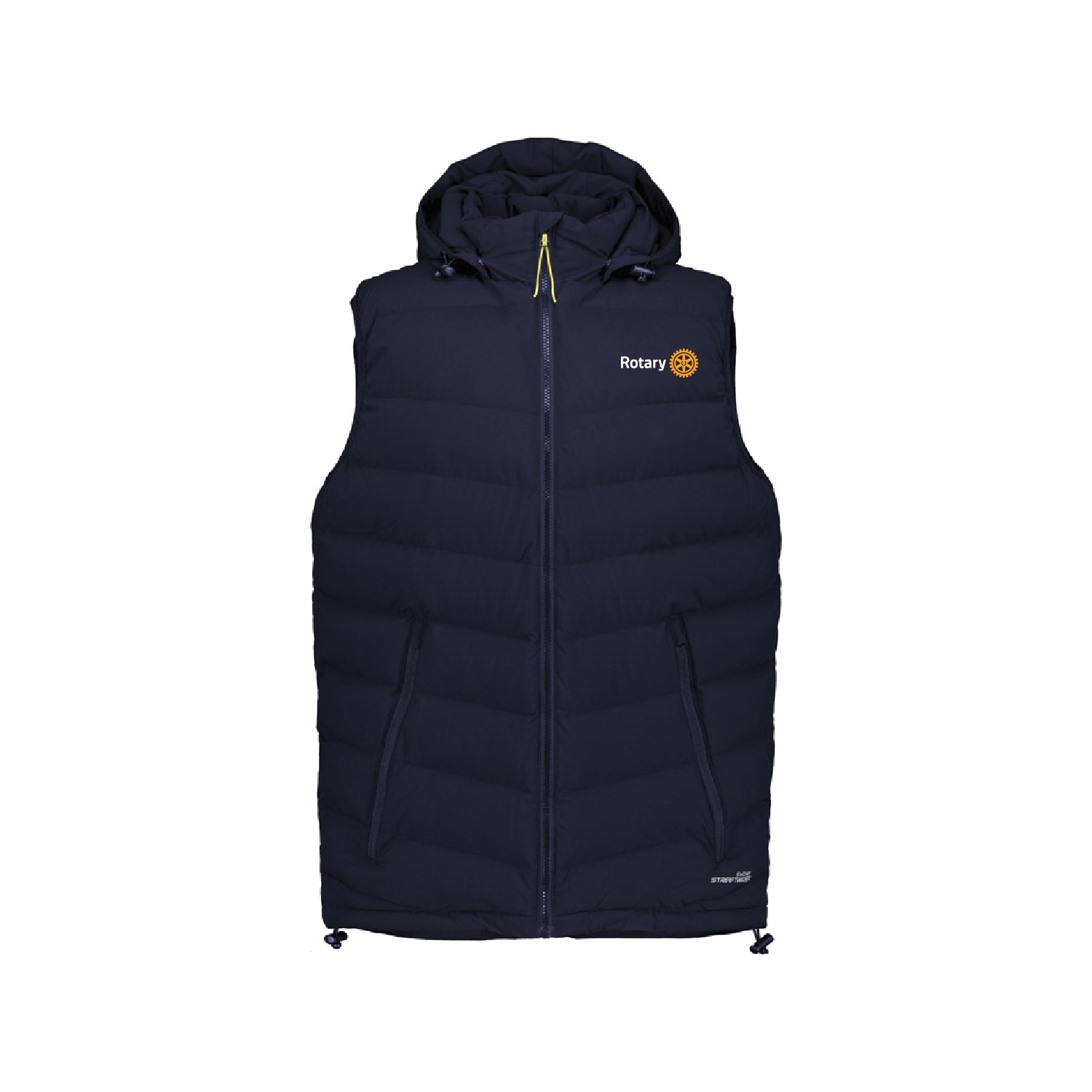 Rotary Puffer Hooded Ripstop Vest
