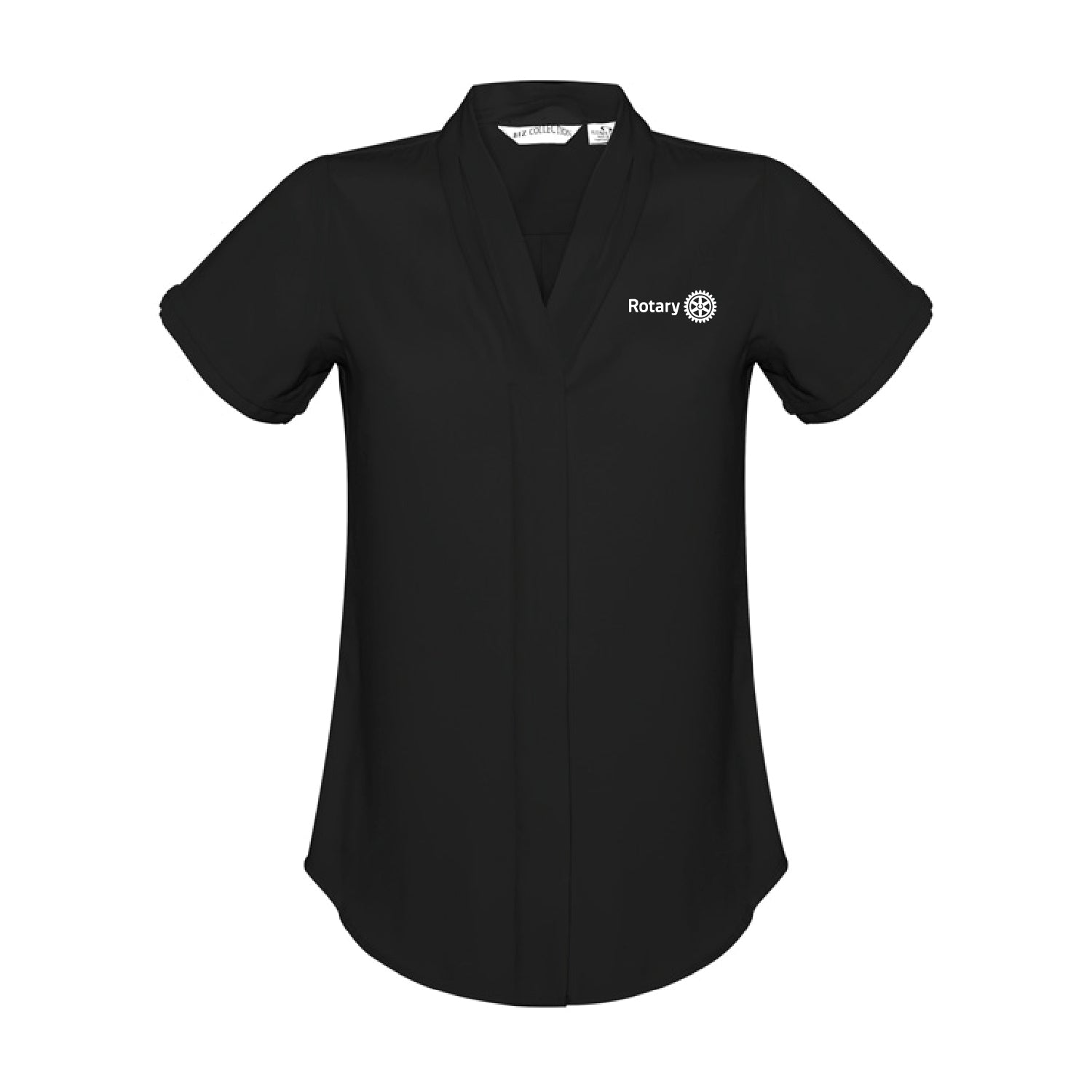 Rotary Women's Madison SS Black Shirt