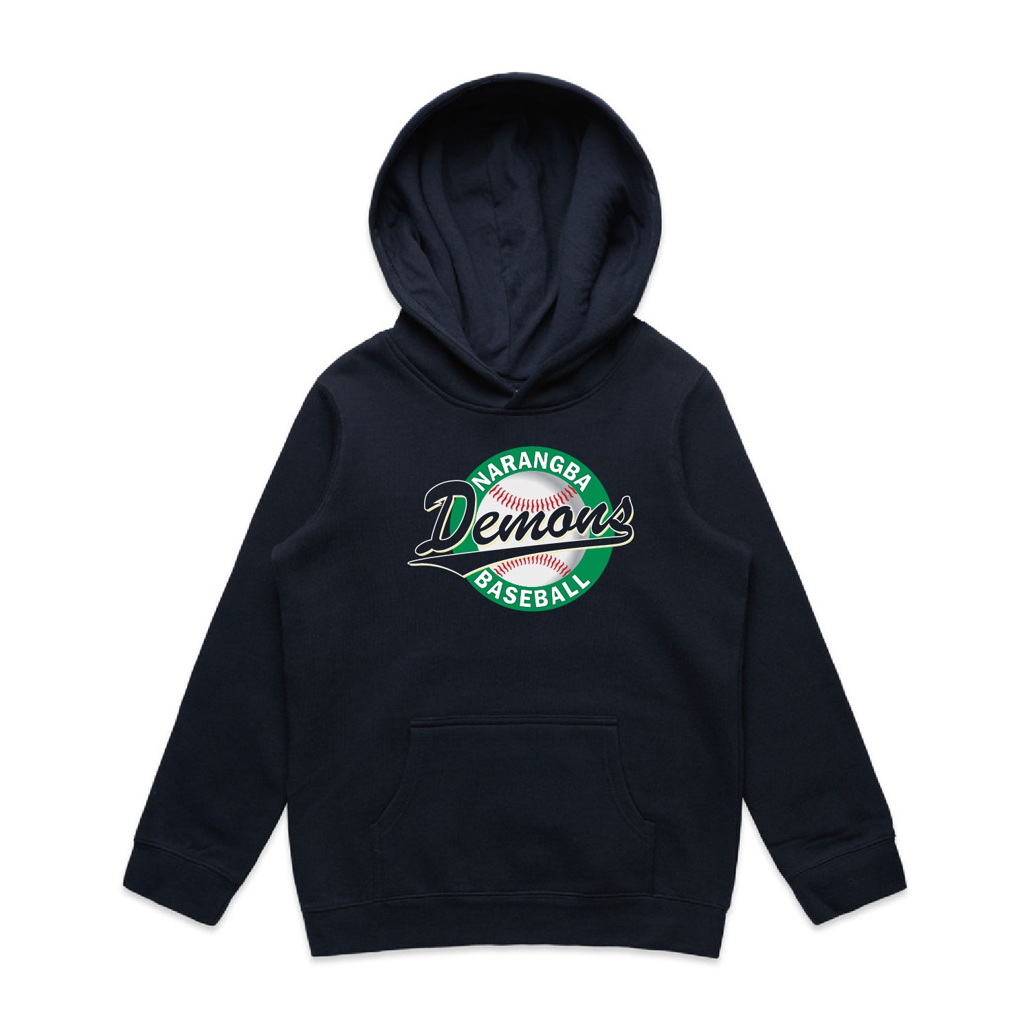 Demons Kids Supply Navy Logo Hoodie