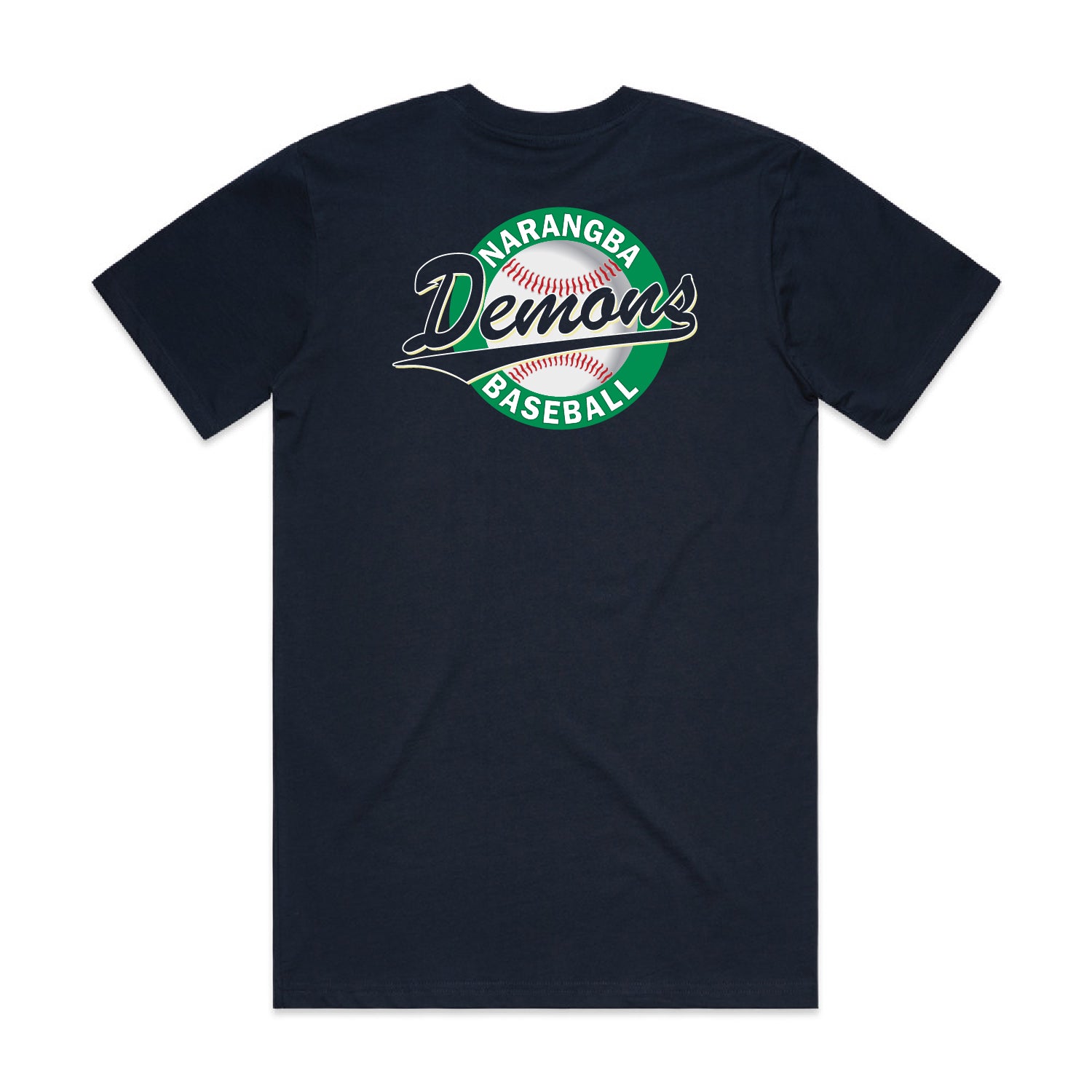Demons Adult Classic Logo Navy Tee