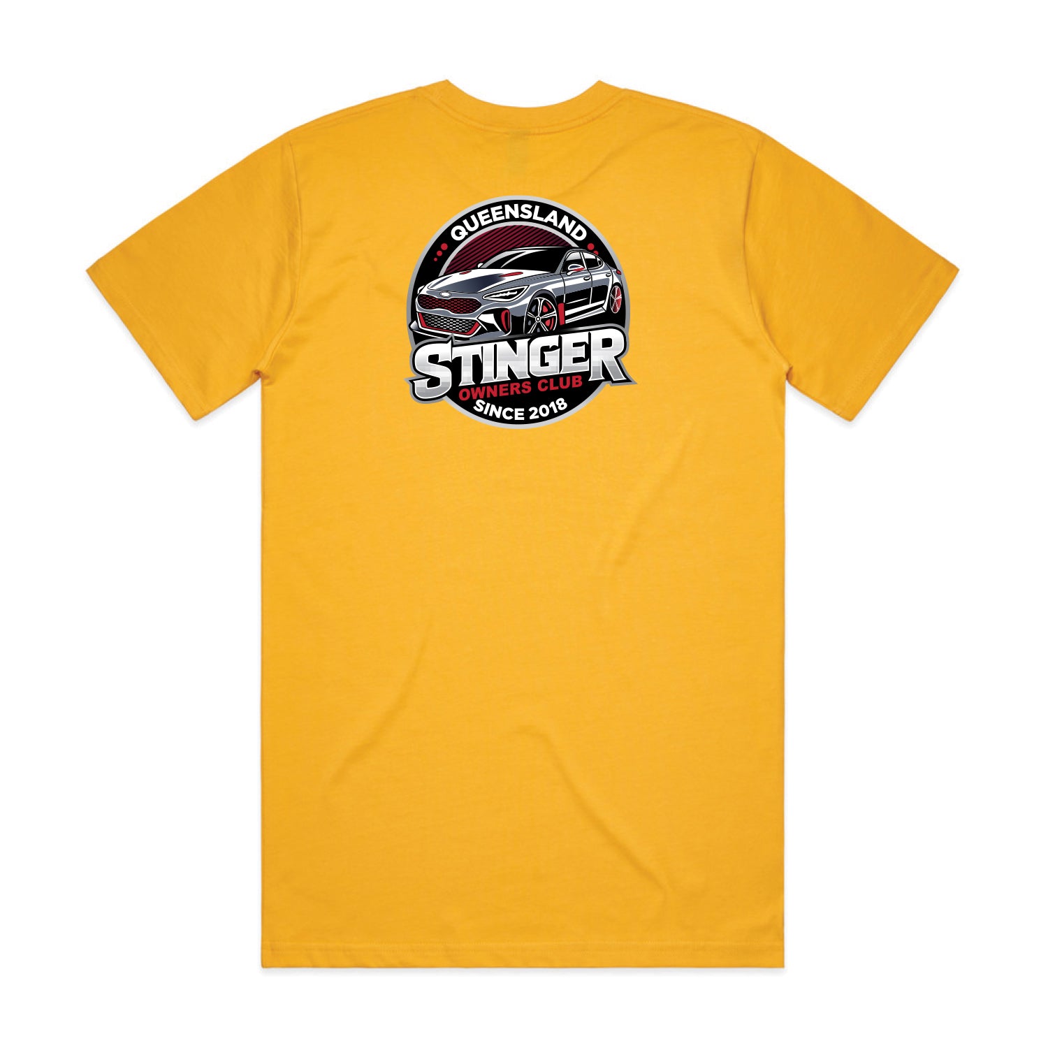 QLD Stinger Sunset Yellow Tee (Yellow)