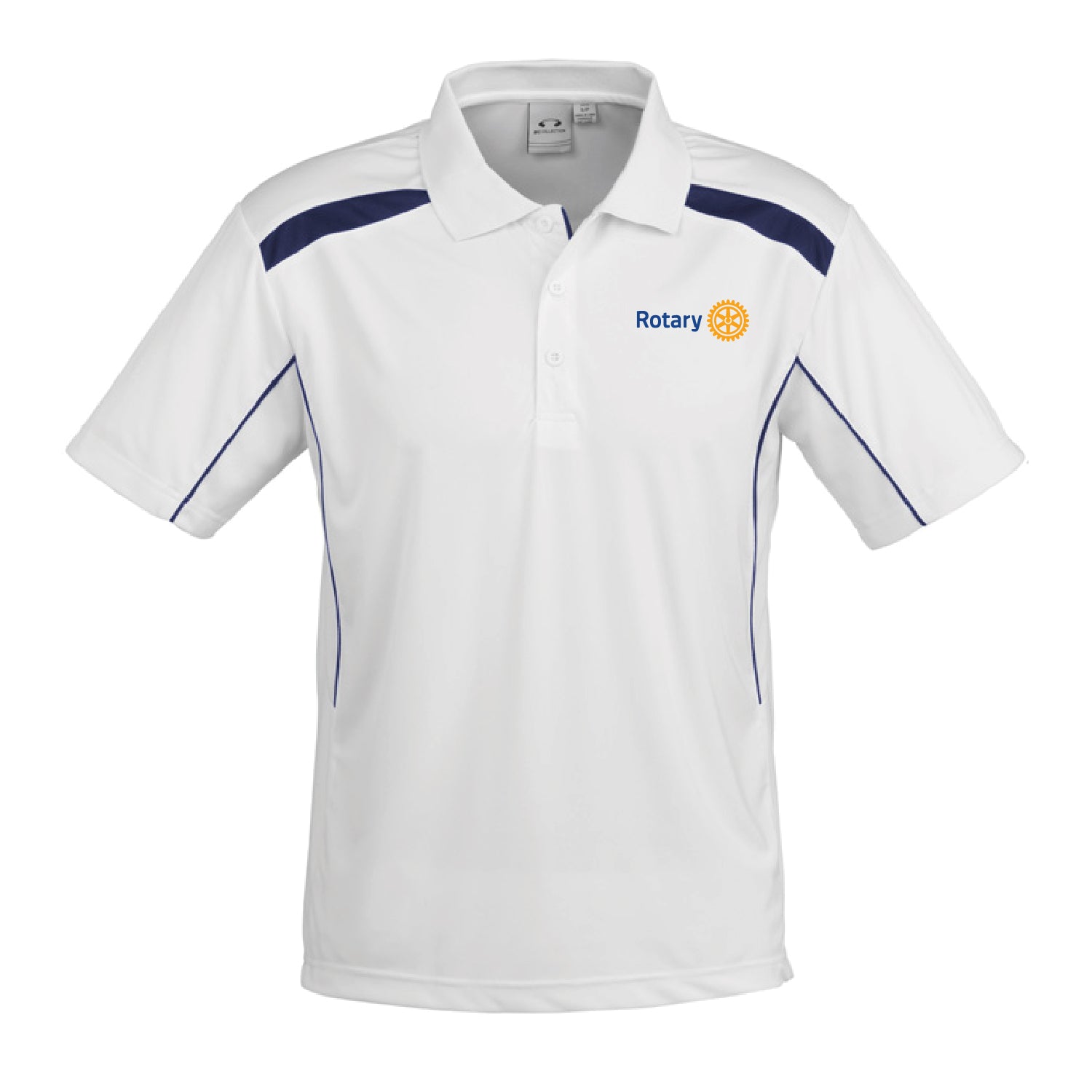 Rotary United White Polo